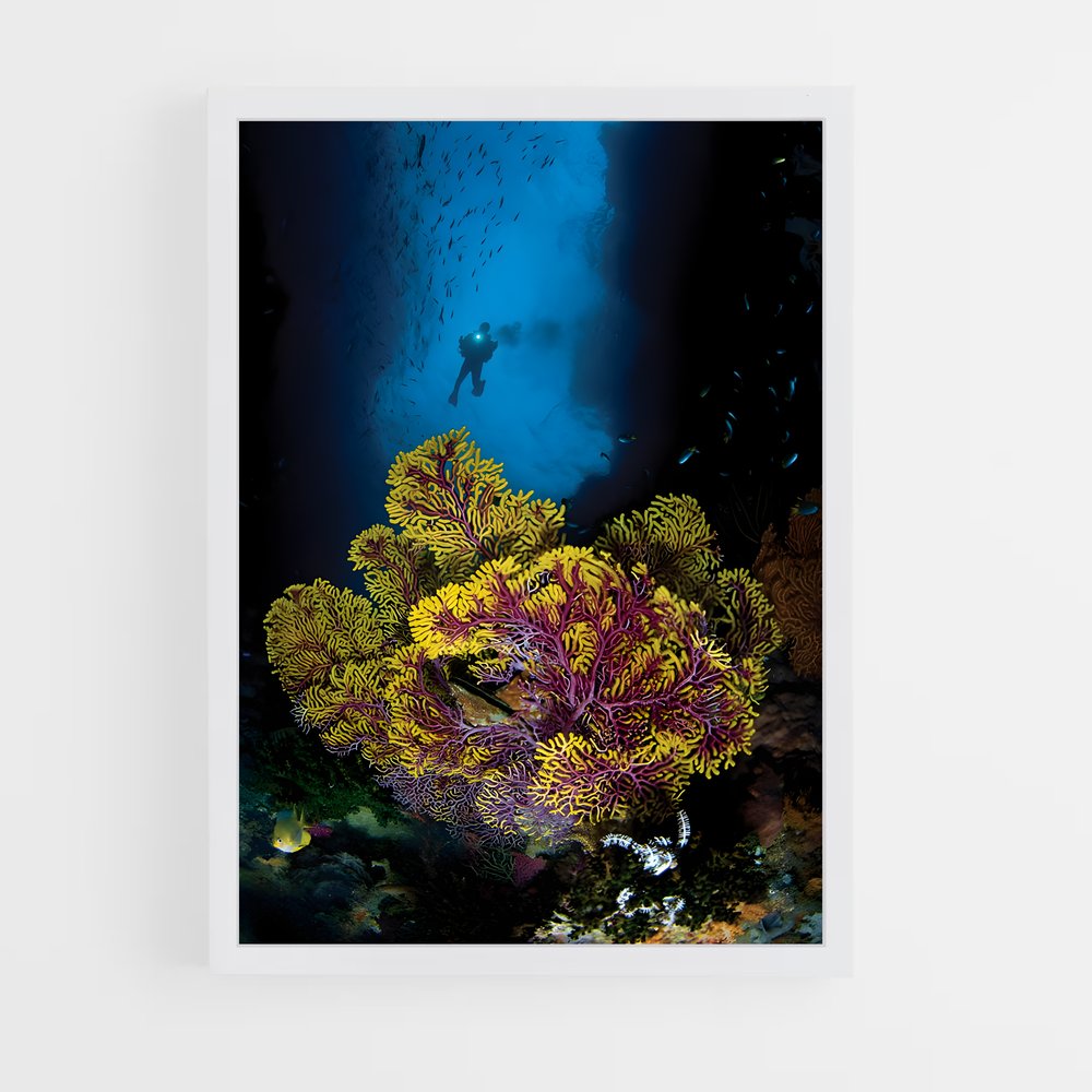 Poster Coral Symphony – affiche Plongée sous-marine (vue 3)